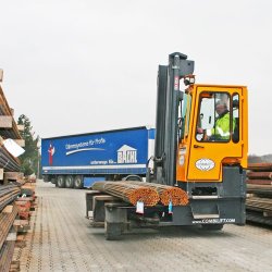 Gaffeltruck til lange emner fra Combilift
