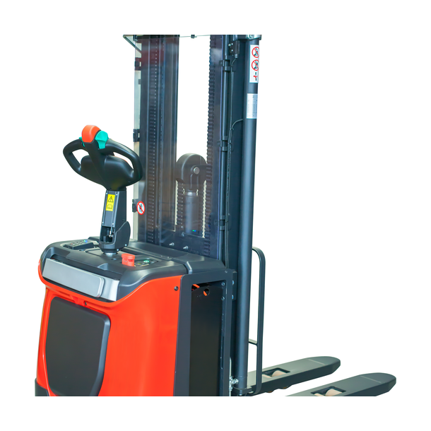 Elektrisk stabler med stplade