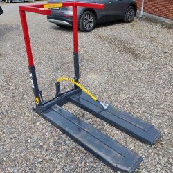 Kassevender til gaffeltruck