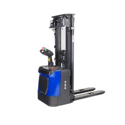 Elektrisk stabler med frilft og stplade 1200 kg