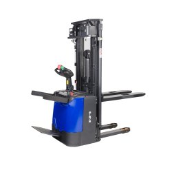 Elektrisk stabler med frilft og stplade 1200 kg