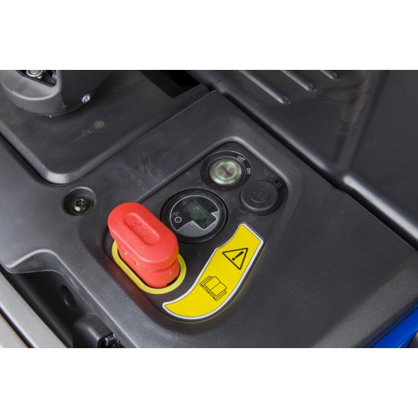 Elektrisk stabler med frilft og stplade 1600 kg