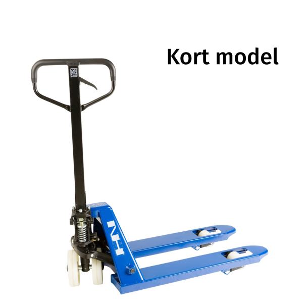 Kort pallelfter, 2500 kg, boogie hjul