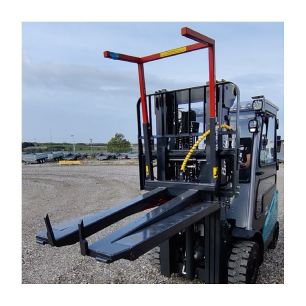 Kassevender til gaffeltruck