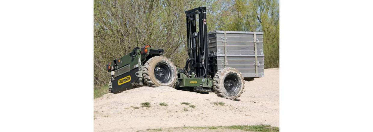 Palfinger Crayler  Fjernstyret medbringertruck til militr brug