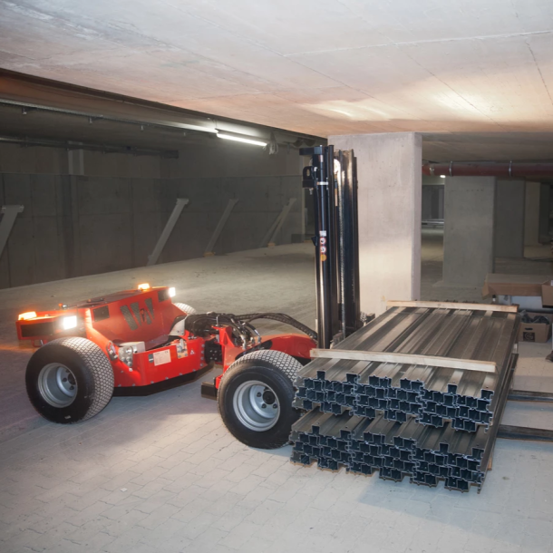 Boksmonteret medbringertruck fra Palfinger