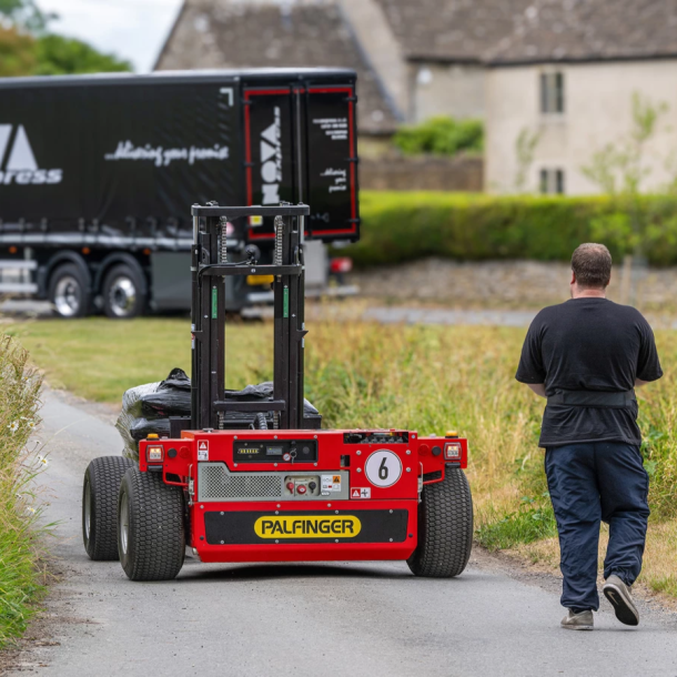 Palfinger boksmonteret medbringertruck