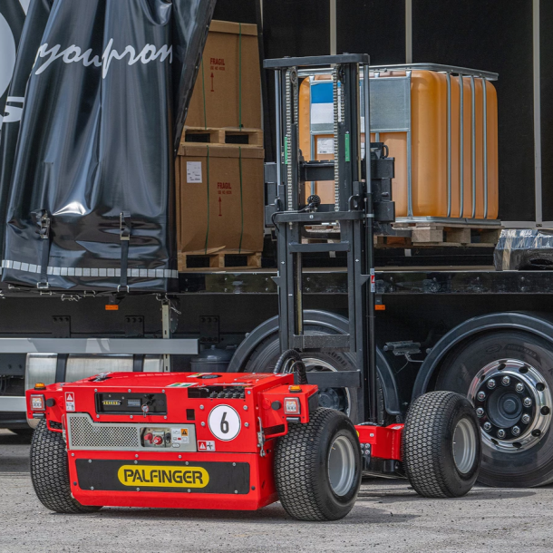 Palfinger boksmonteret medbringertruck